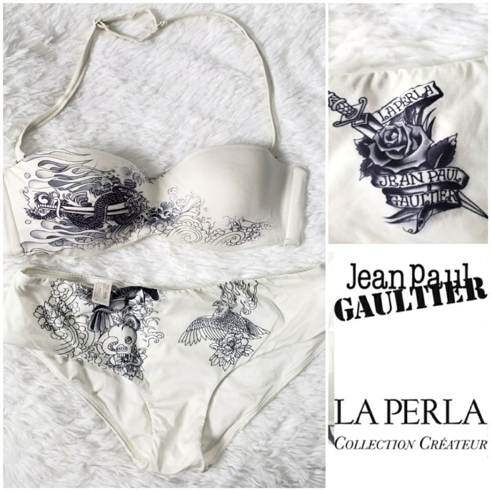 Jean Paul Gaultier X La Perla Bikini 44 US 8 Small